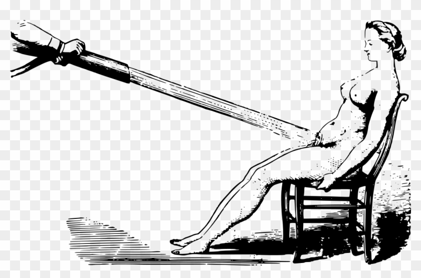 File - Pelvic Douche - Svg - Female Hysteria Clipart