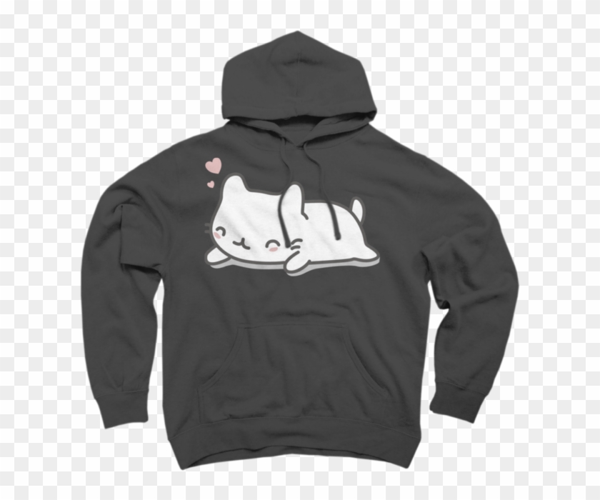 Kawaii Cat Loves You - My Hero Academia Hoodies Clipart #4016889