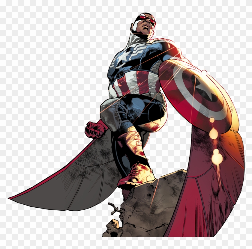 Falcon - 2nd Captain America Falcon Clipart #4016921