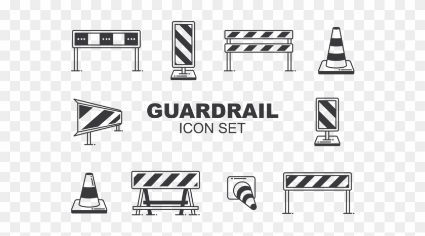 Vector De Barandilla - Guardrail Icon Clipart