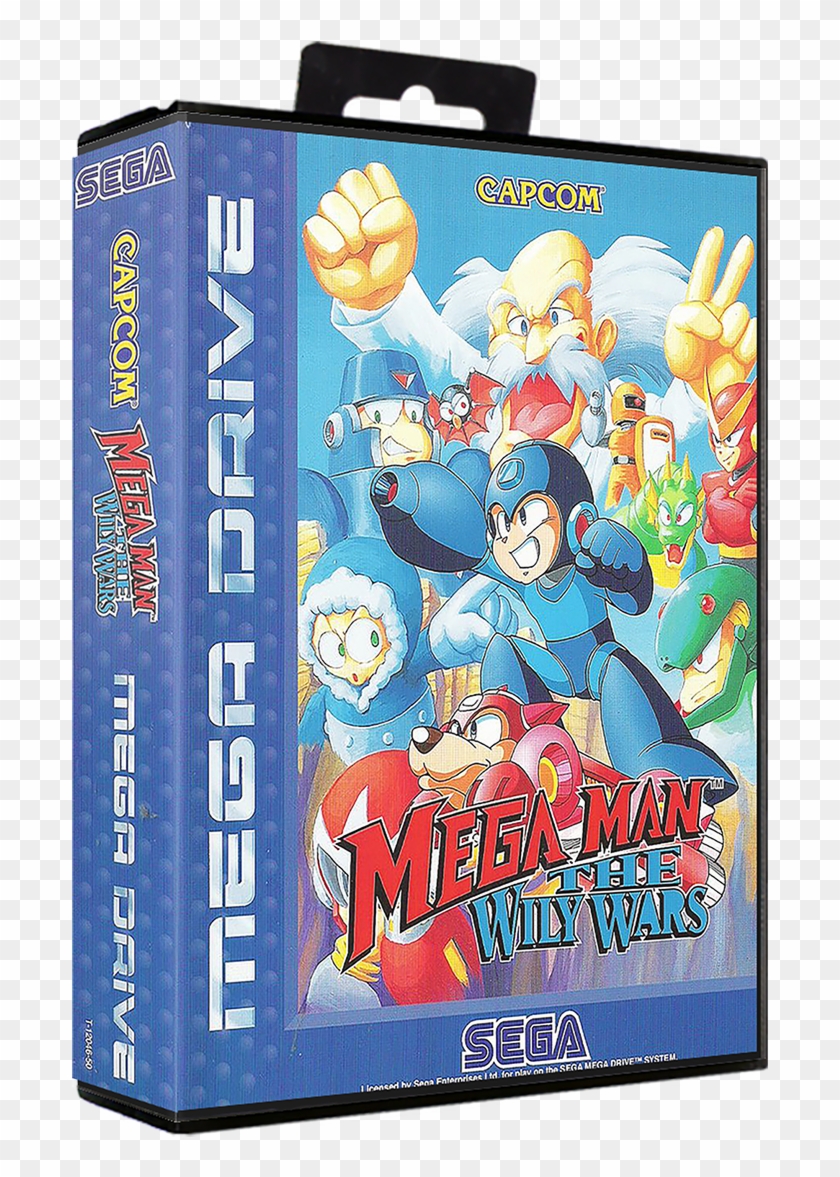 Mega Man - Megaman The Wily Wars Sega Cover Clipart