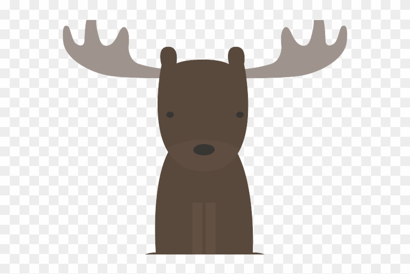Moose Clipart Woodland - Transparent Woodland Creatures Clipart - Png Download #4018218
