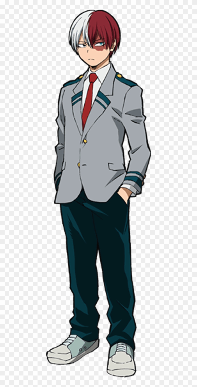 Shouto Todoroki - My Hero Academia Ua Uniform Clipart #4018270