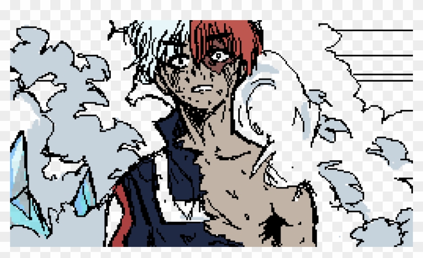 Todoroki Shouto - Cartoon Clipart