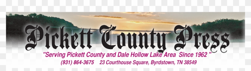 Pickett County Press - Calligraphy Clipart #4018724