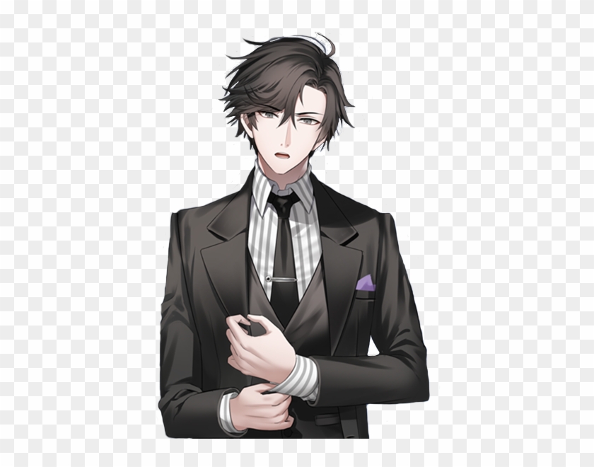 Anime Guy Wearing Suit Clipart