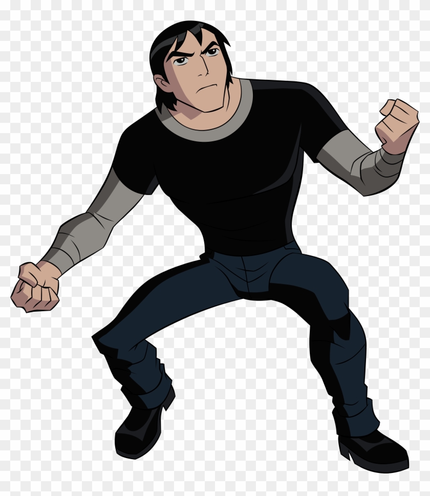 Kevin Levin In Action Mode - Ben 10 Alien Force Kevin Levin Clipart