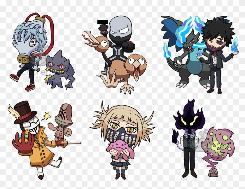 My Hero Academia Pokemon Set 2 Villains By Ozonefruit - Mha Tomura Clipart #4019488