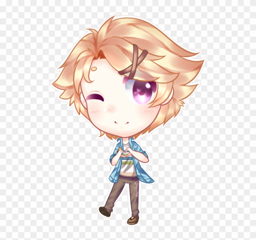 Here's Some Old Art Of Characters From Mystic Messenger - Cartoon Clipart #4019890