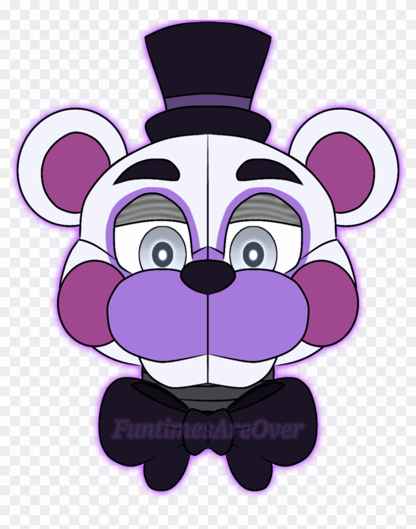 Funtime Freddy Head By Funtimesareover - Funtime Freddy Head Clipart #4020027