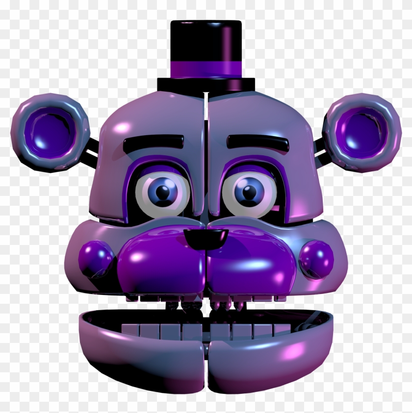 Renderfuntime Freddy Head Render - Funtime Freddy Head Png Clipart