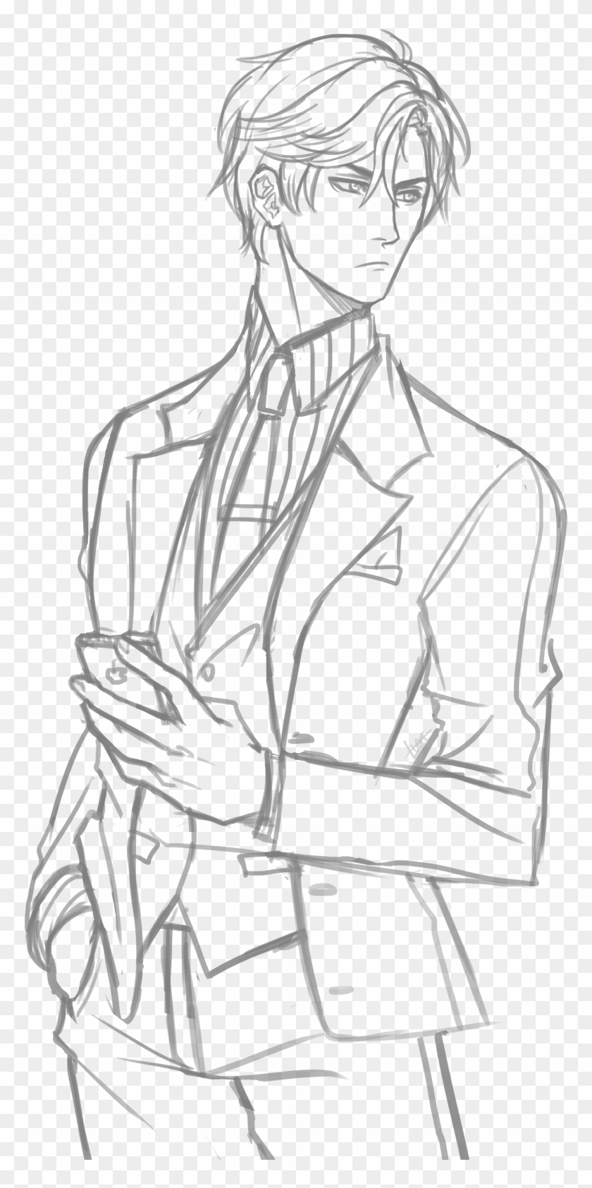 Jumin From Mystic Messenger - Sketch Clipart #4020077