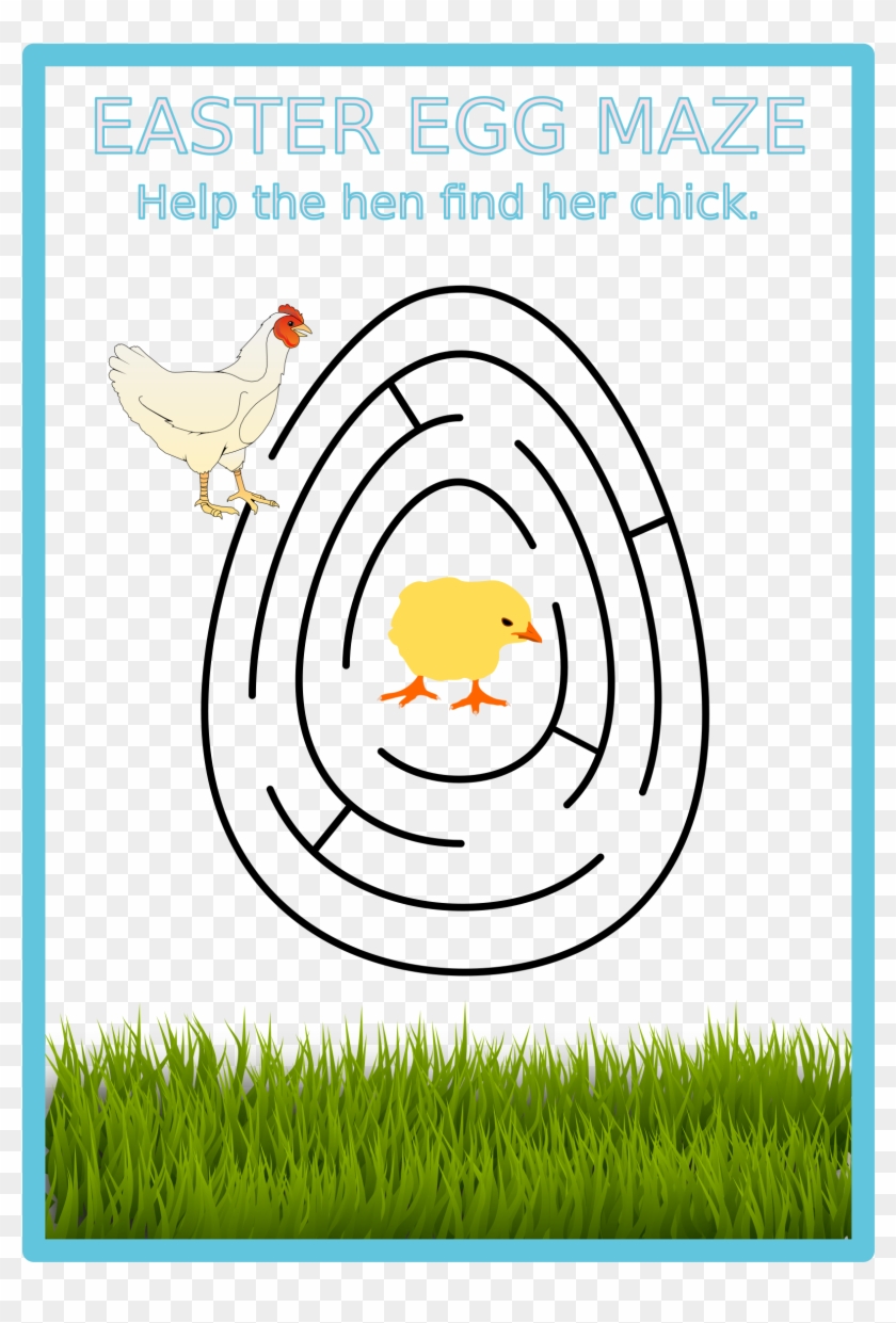 This Free Icons Png Design Of Easter Egg Maze - Egg Maze Clipart #4020570