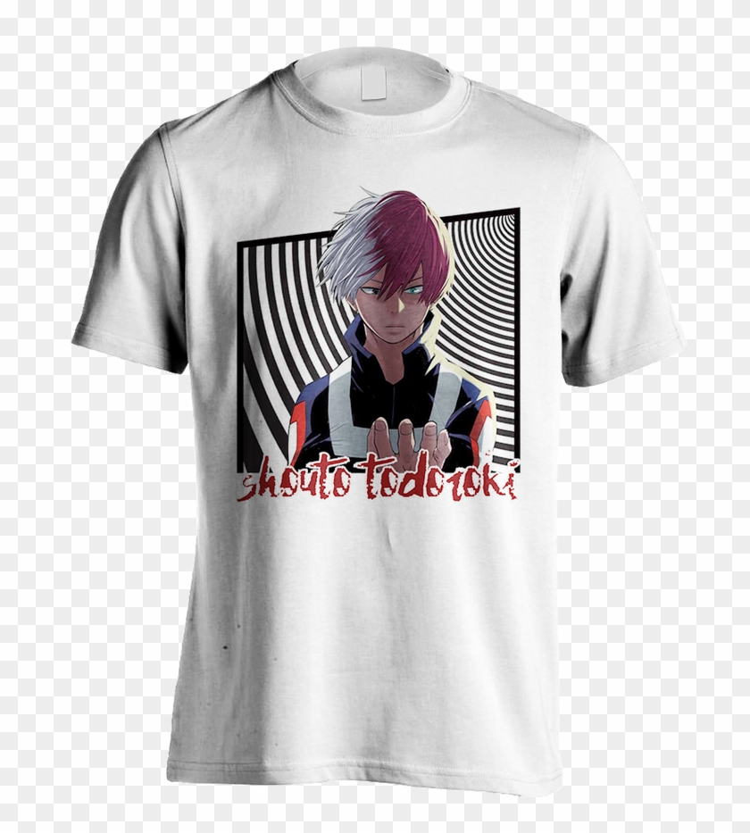 Kaos Shouto Todoroki / Baju Anime Boku No Hero Academia - Prodigy Shirt The Experience Clipart #4020669