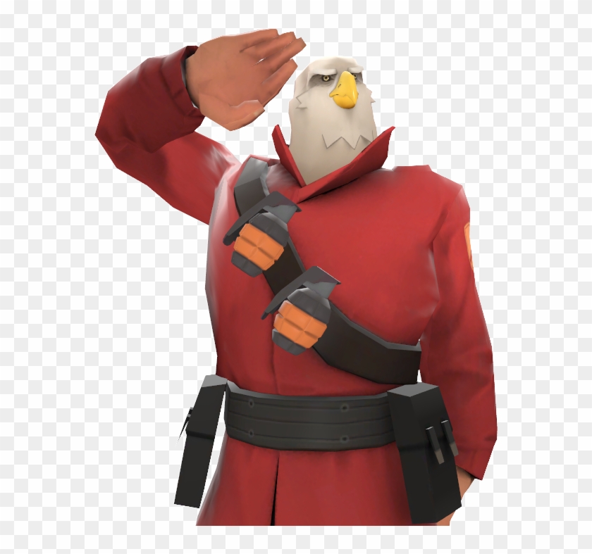 Every One Of You Deserves A Medal - Tf2 Soldier Bird Clipart #4020813