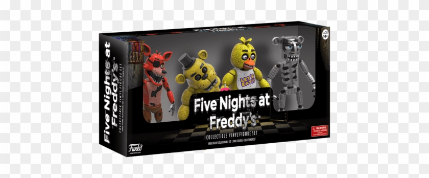 2″ Figure 4 Pack - Five Nights At Freddy's Collectible Vinyl Figure Set Clipart #4021127