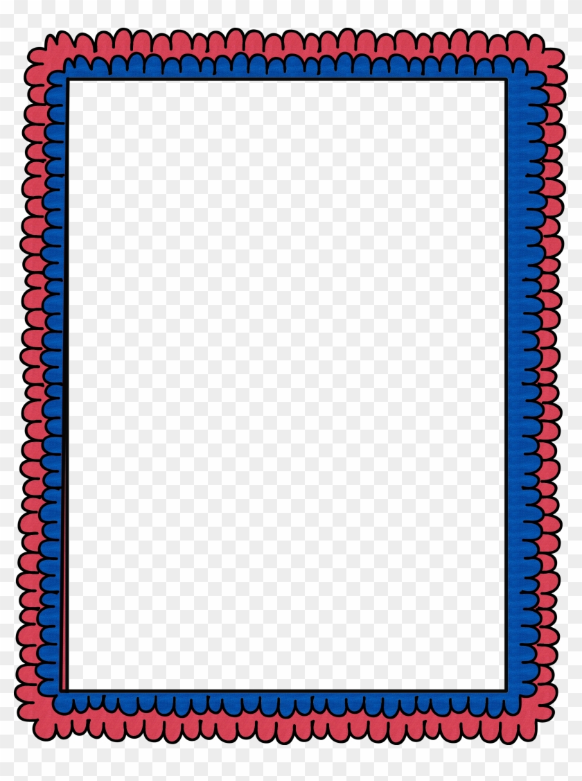 Usa Flag Border Png - Alfabeto Em Libras E Braille Clipart #4021629