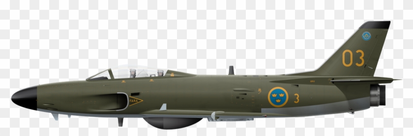 Plane-encyclopedia - Jet Fighter Side View Clipart #4021722
