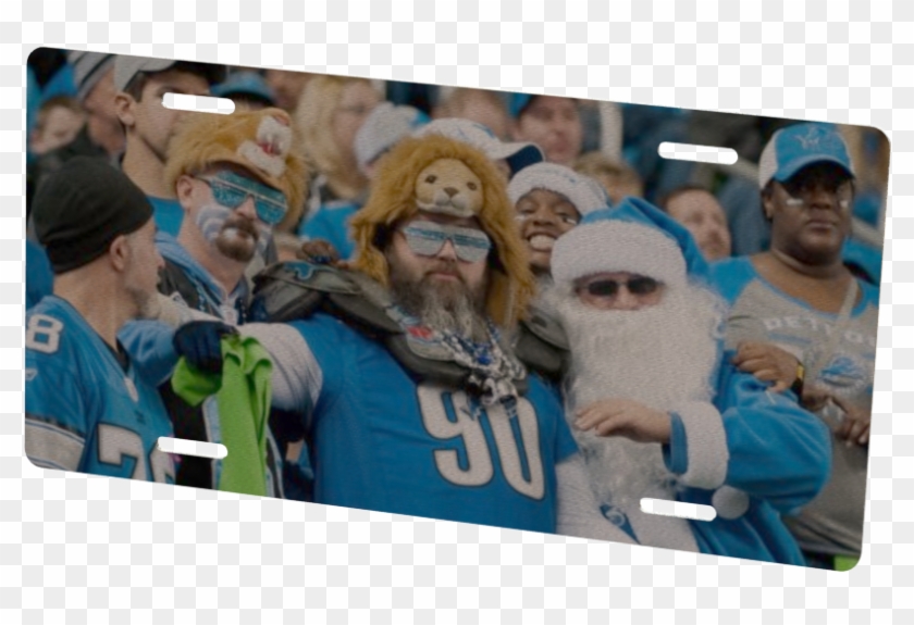 Detroit Lions Custom Metal Photo - Macaque Clipart #4021793
