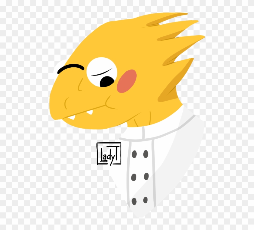 Undertale - Alphys - Cartoon Clipart