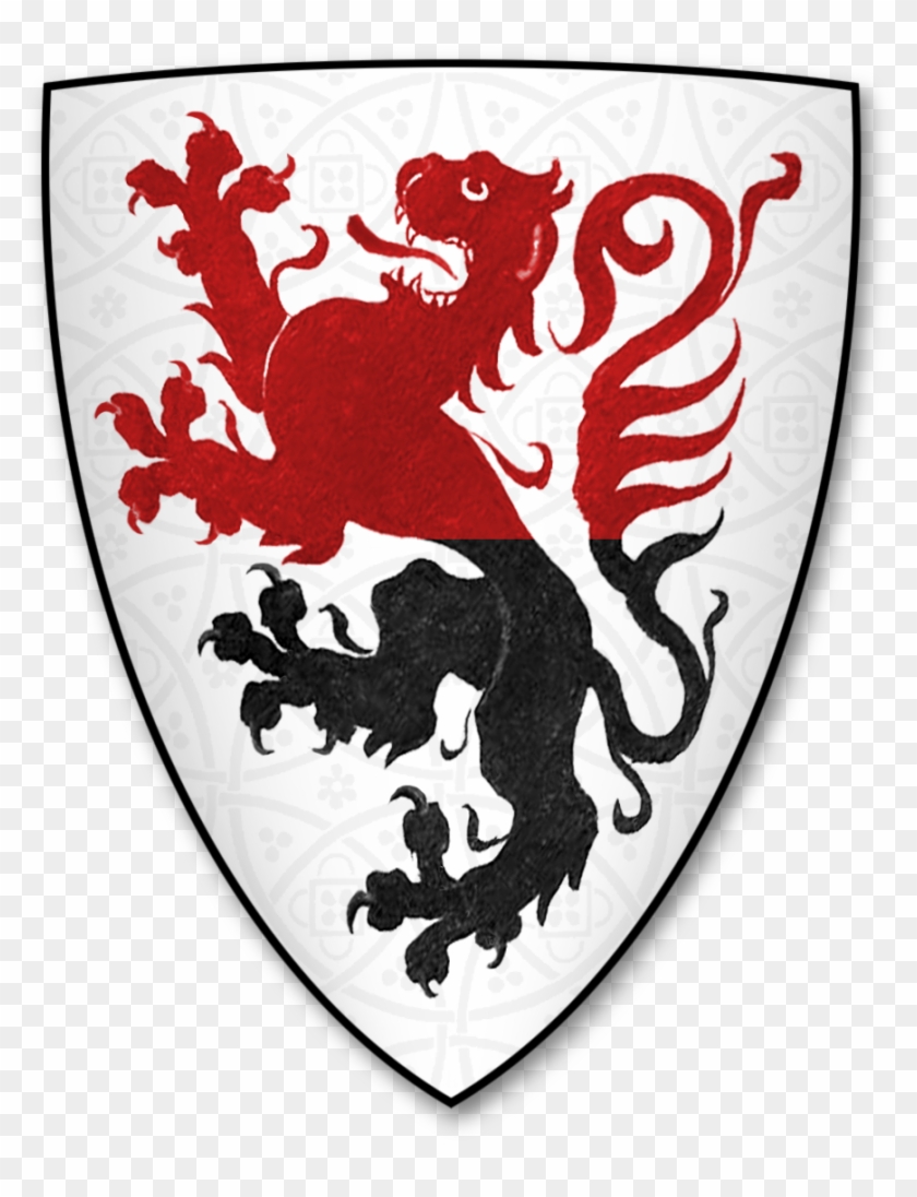 Coat Of Arms Of Lovetot, Of Worcestershire, England - John Guillim Coat Of Arms Clipart