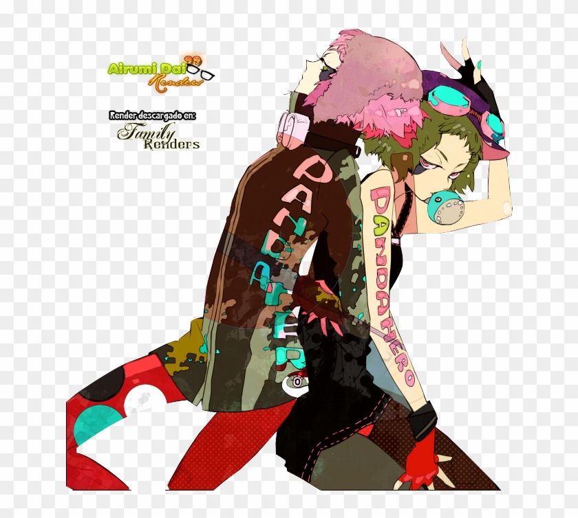 Gumi Panda Hero Render Clipart