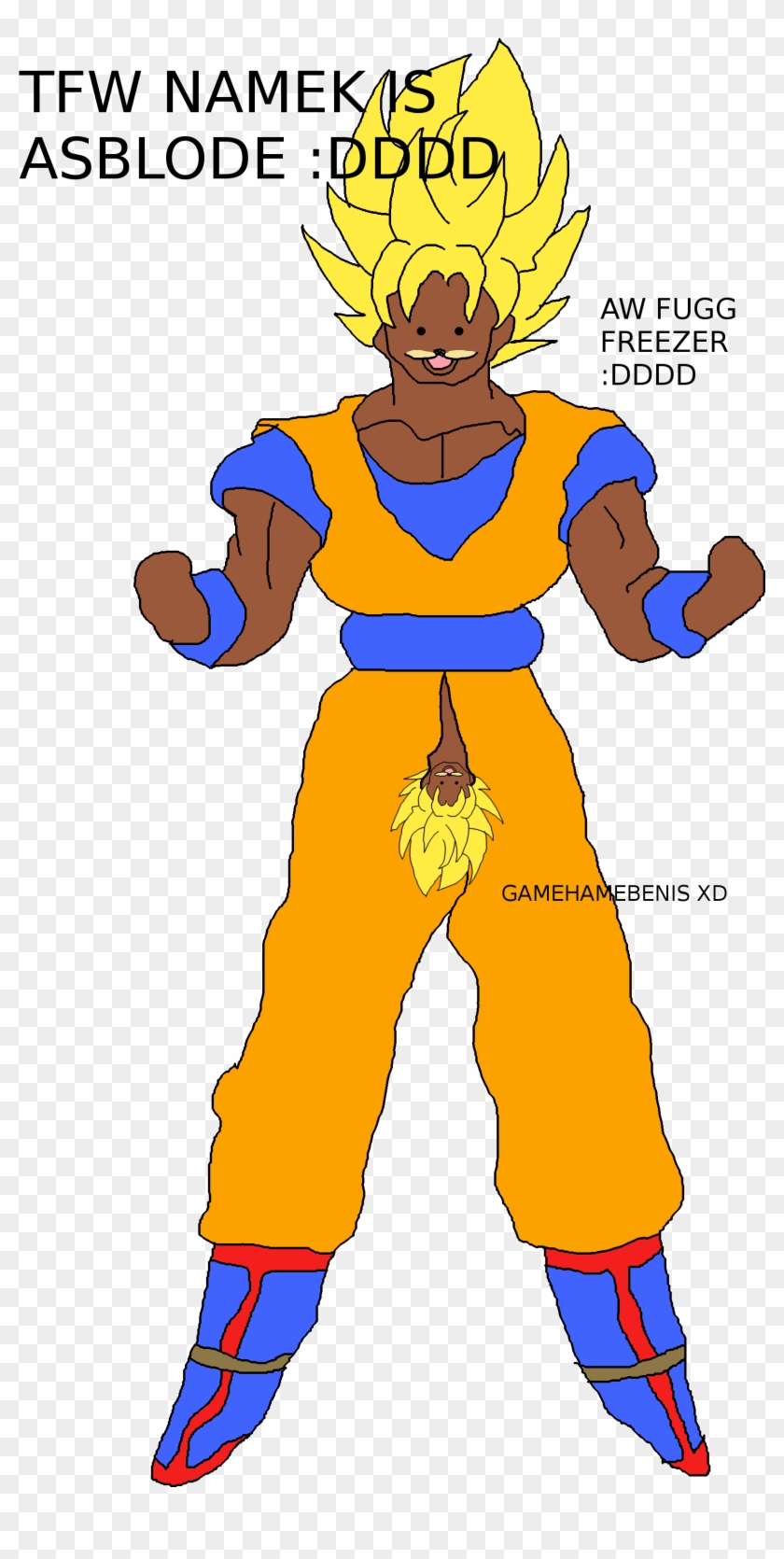 Saiyan Spurdo , - Anime Spurdo Clipart #4022746