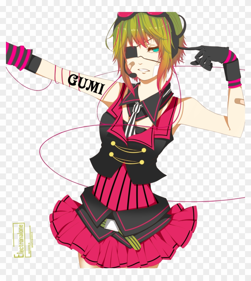 Gumi Megpoid Eyepatch Clipart