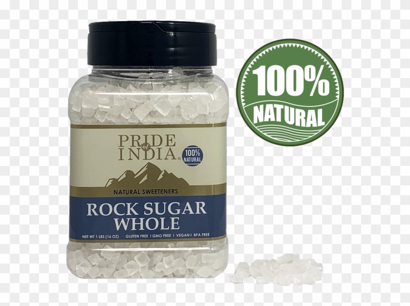 Natural Crystal Rock Sugar Whole - Bottle Clipart