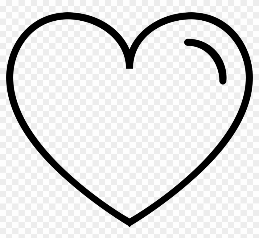 Png File Svg - Love Heart Outline Png Clipart