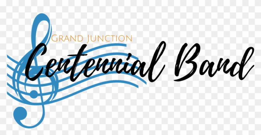 Grand Junction Centennial Band - Calligraphy Clipart #4024040