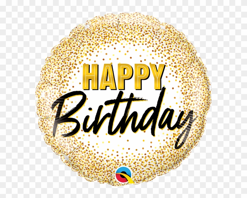 $3 - - Gold Birthday Glitters Png Clipart