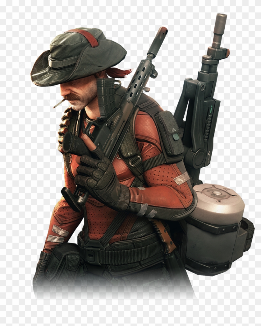 Everyones Favourite Deployable Turret Rear End In A - Dirty Bomb Bushwhacker Clipart #4024397