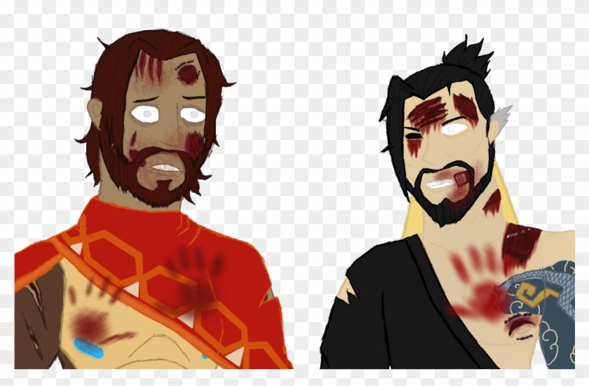 Mccree And Hanzo As Zombies Yes - Illustration Clipart #4024425