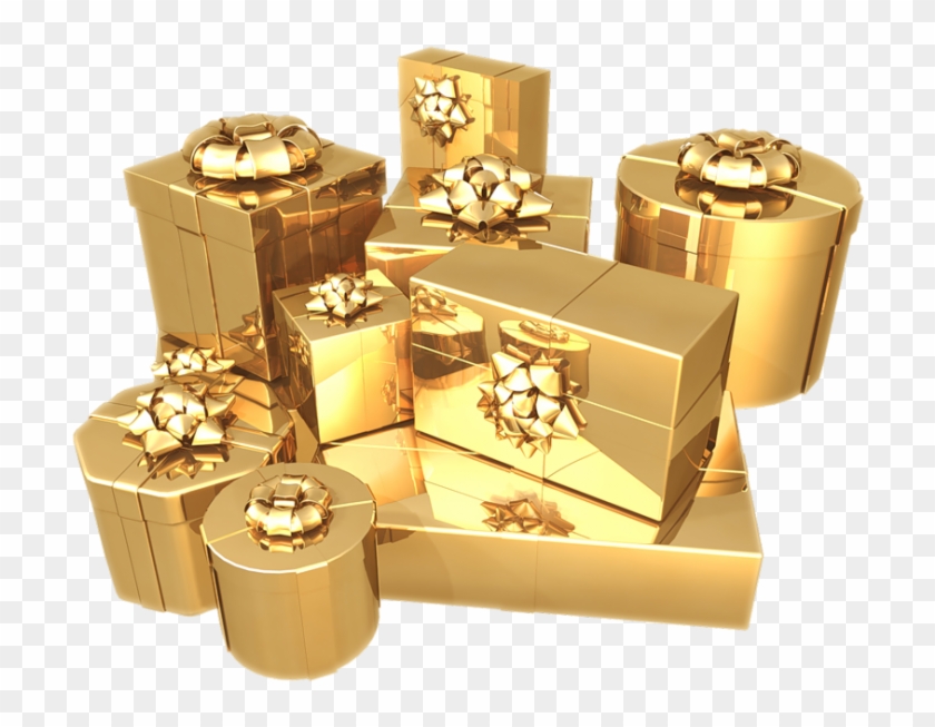 Source - - Gold Gifts Clipart