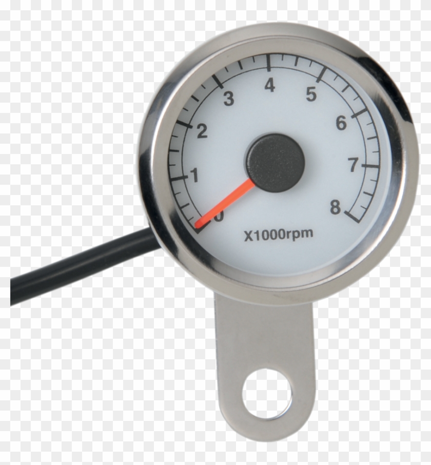 Drag Specialties Polished 1 7/8" Steel Led Tach Tachometer - ハーレー タコ メーター 白 Clipart