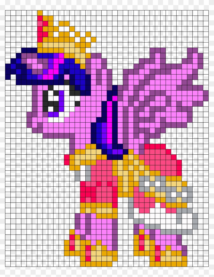 Alicorn Twilight Sparkle Perler Bead Pattern / Bead - My Little Pony Perler Bead Patterns Clipart #4025201