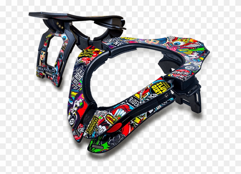 Developed With Both Mtb And Mx Riders And Using The - Fox Dirt Bike Neck Brace Clipart #4025327