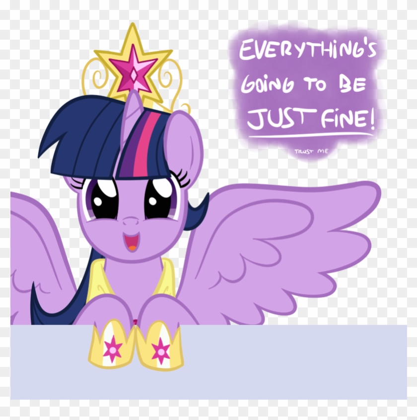 Everythings Just Fine Trust Me - Twilight Sparkle Smile Png Clipart #4025357