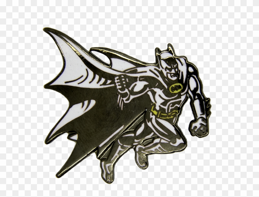 Flying Batman Pin - Emblem Clipart