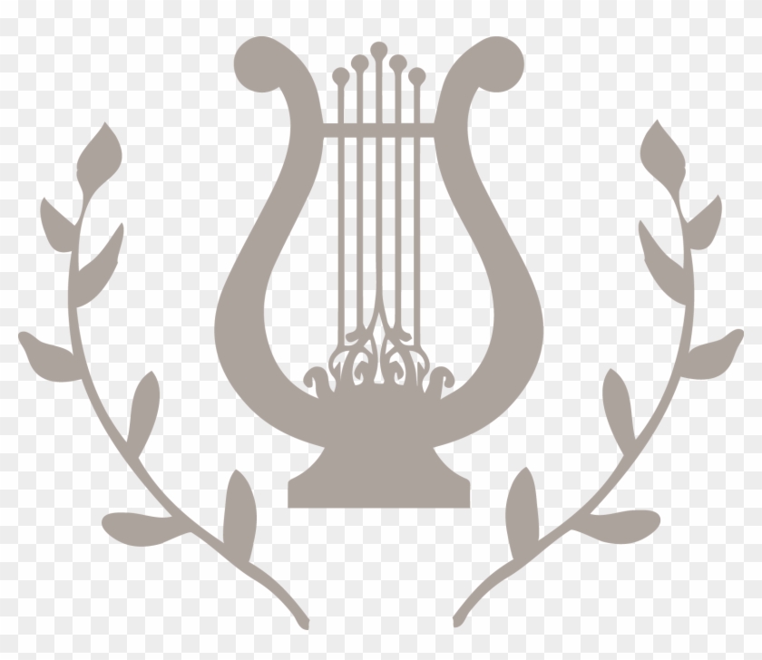 Mythology Symbol Image - Greek God Apollo Harp Clipart