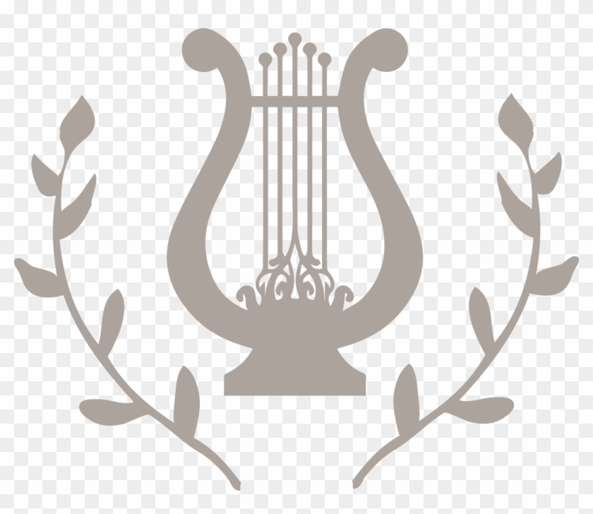 Mythology Symbol Image - Greek God Apollo Harp Clipart #4026379