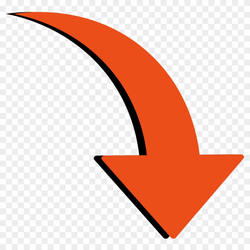 Orange Arrow Clipart #4026383