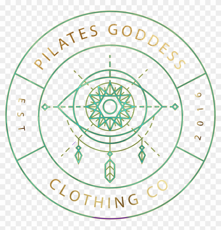 Pilates Goddess Logo - Circle Clipart #4026594