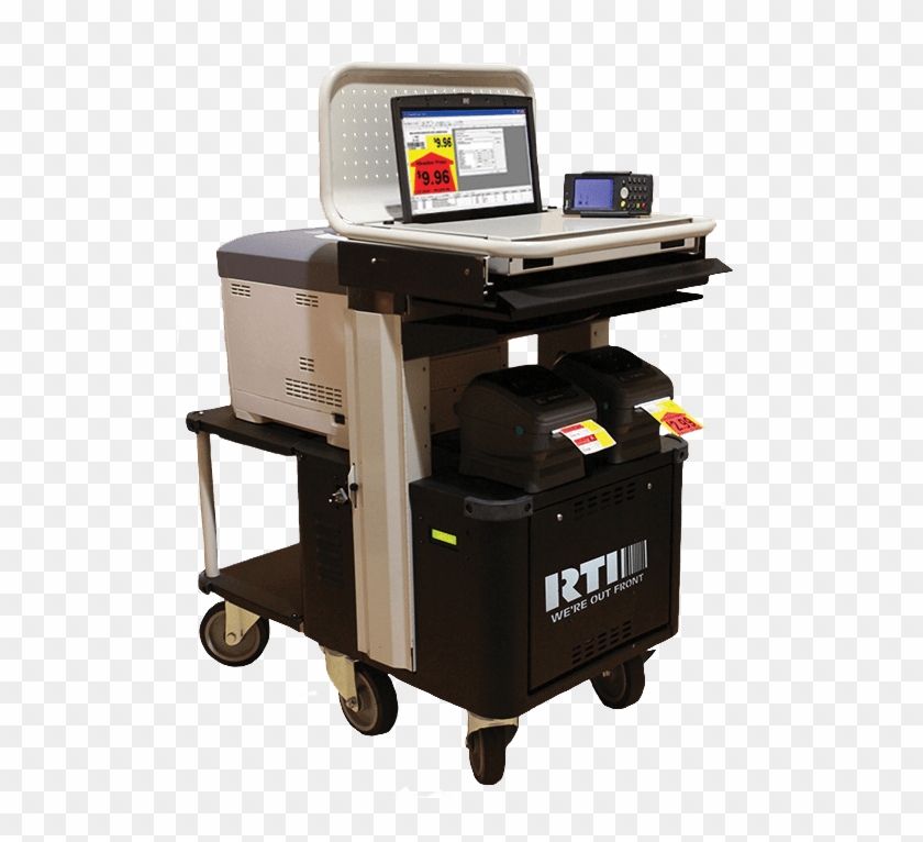 Rti Powercart - Computer Desk Clipart
