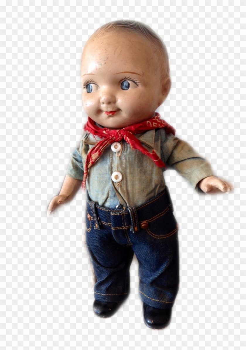 #doll #vintage #denim - Doll Clipart