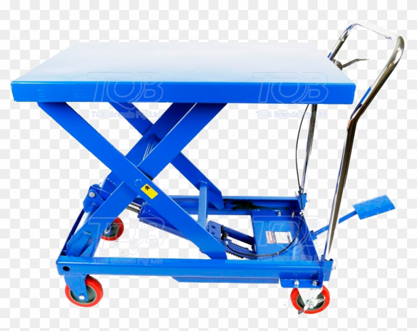 Tqb Brands Pty Ltd Tradequip Scissor Lift Garage And - Hydraulic Scissor Lift Trolley Clipart #4027292