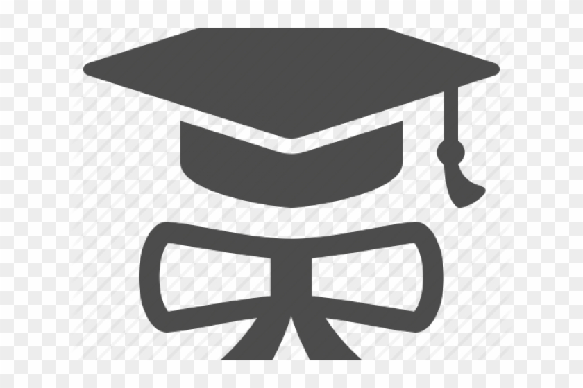 Graduation Cap And Diploma - Red Courses Icon Clipart