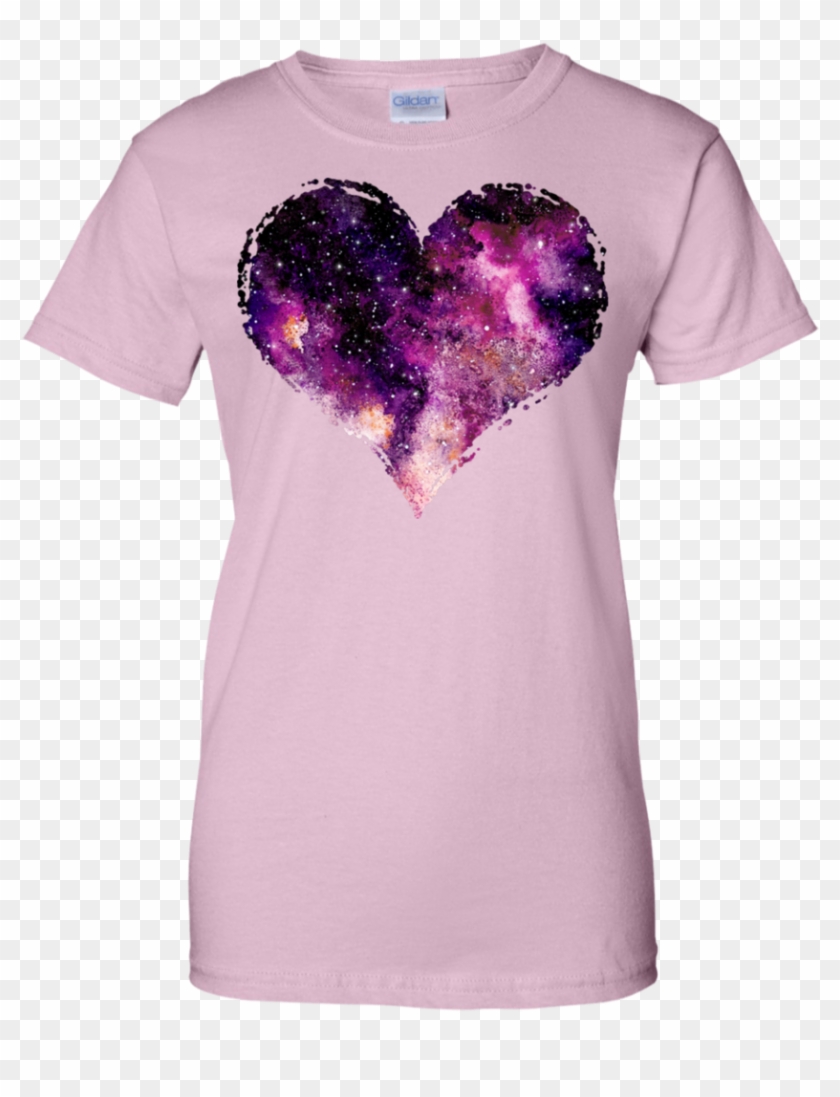 Galaxy Heart 01 T Shirt & Hoodie - Shirt Clipart #4027547