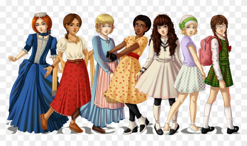 Junior Doll Club Program On American Girl Dolls - American Girl Characters Clipart